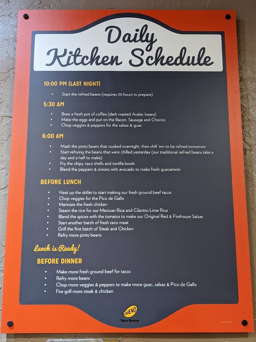 Taco Bueno Photo Menu 1