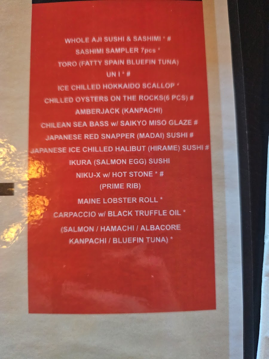 ROBATA-X SUSHI & IZAKAYA Photo Menu 8