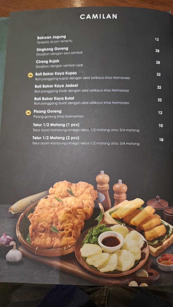 Namarasa PIK Photo Menu 10