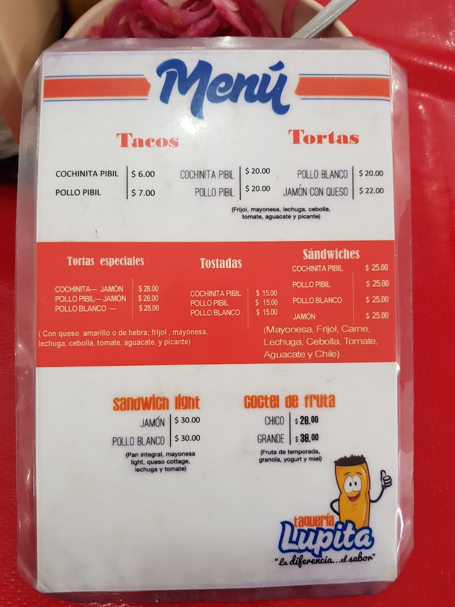 Taquería Lupita Suc. Nueva Mina Photo Menu 3