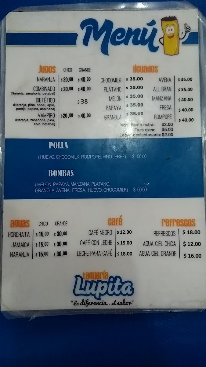 Taquería Lupita Suc. Nueva Mina Photo Menu 4