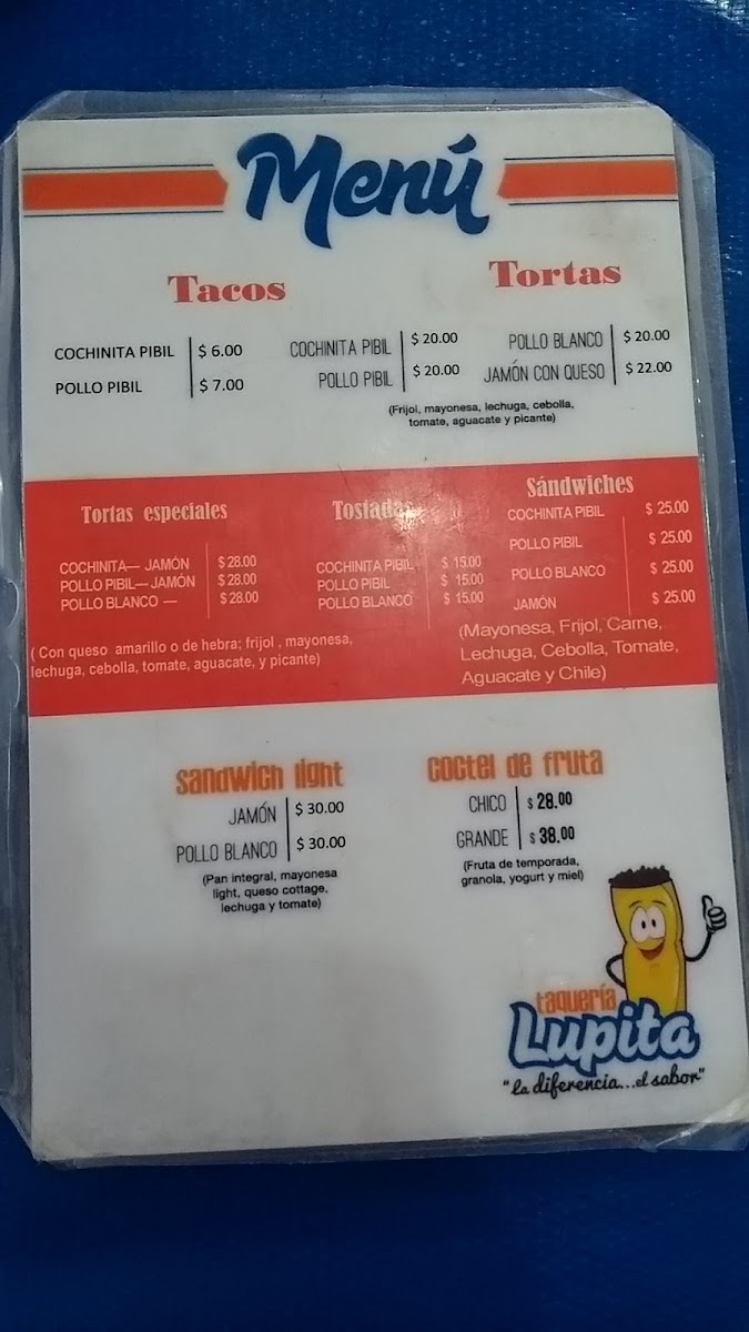 Taquería Lupita Suc. Nueva Mina Photo Menu 5