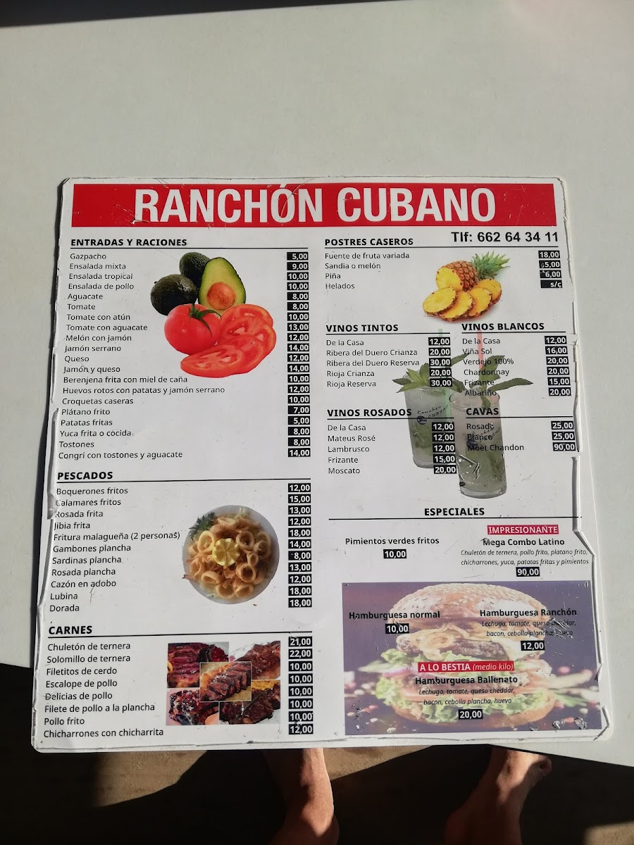 Chiringuito Ranchon Cubano Photo Menu 3