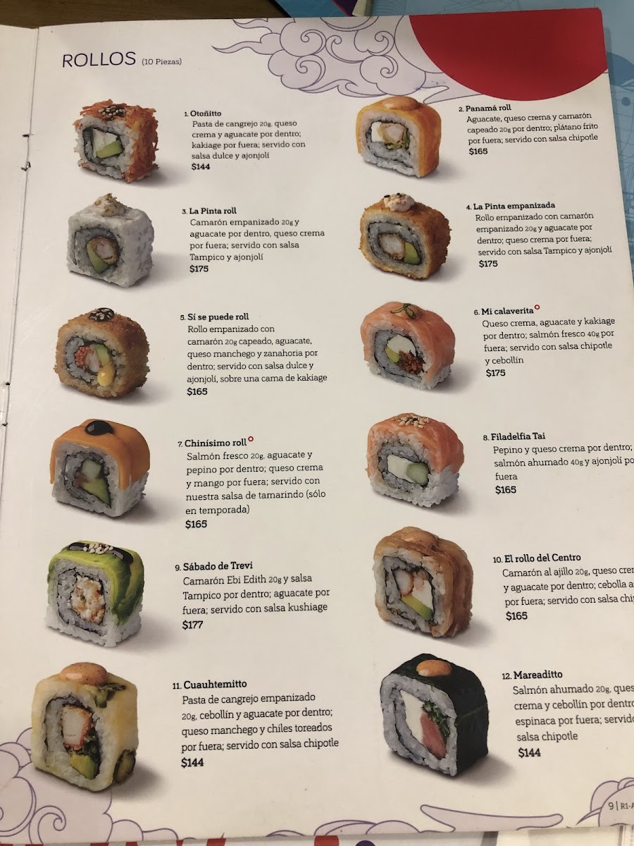 Sushiitto Pabellón Salina Cruz Photo Menu 2