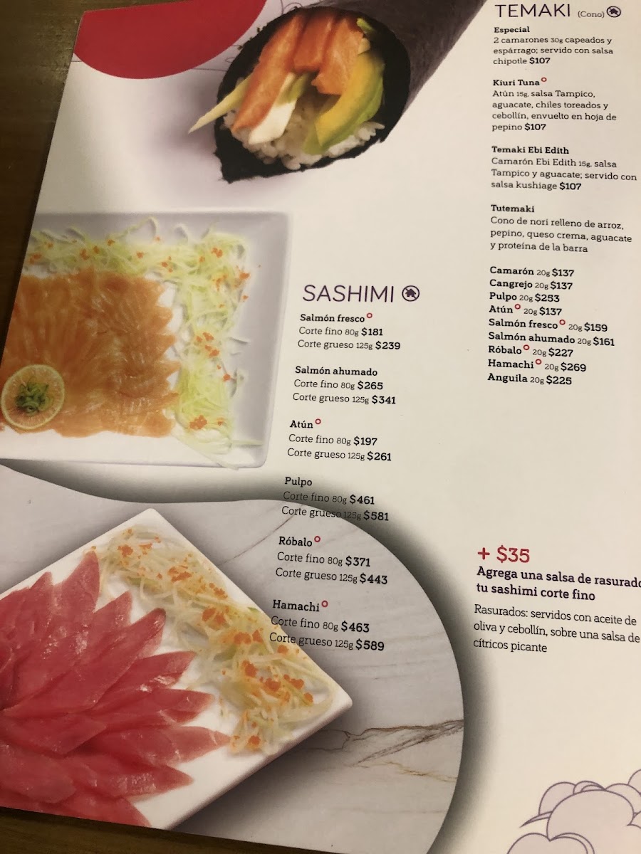Sushiitto Pabellón Salina Cruz Photo Menu 4