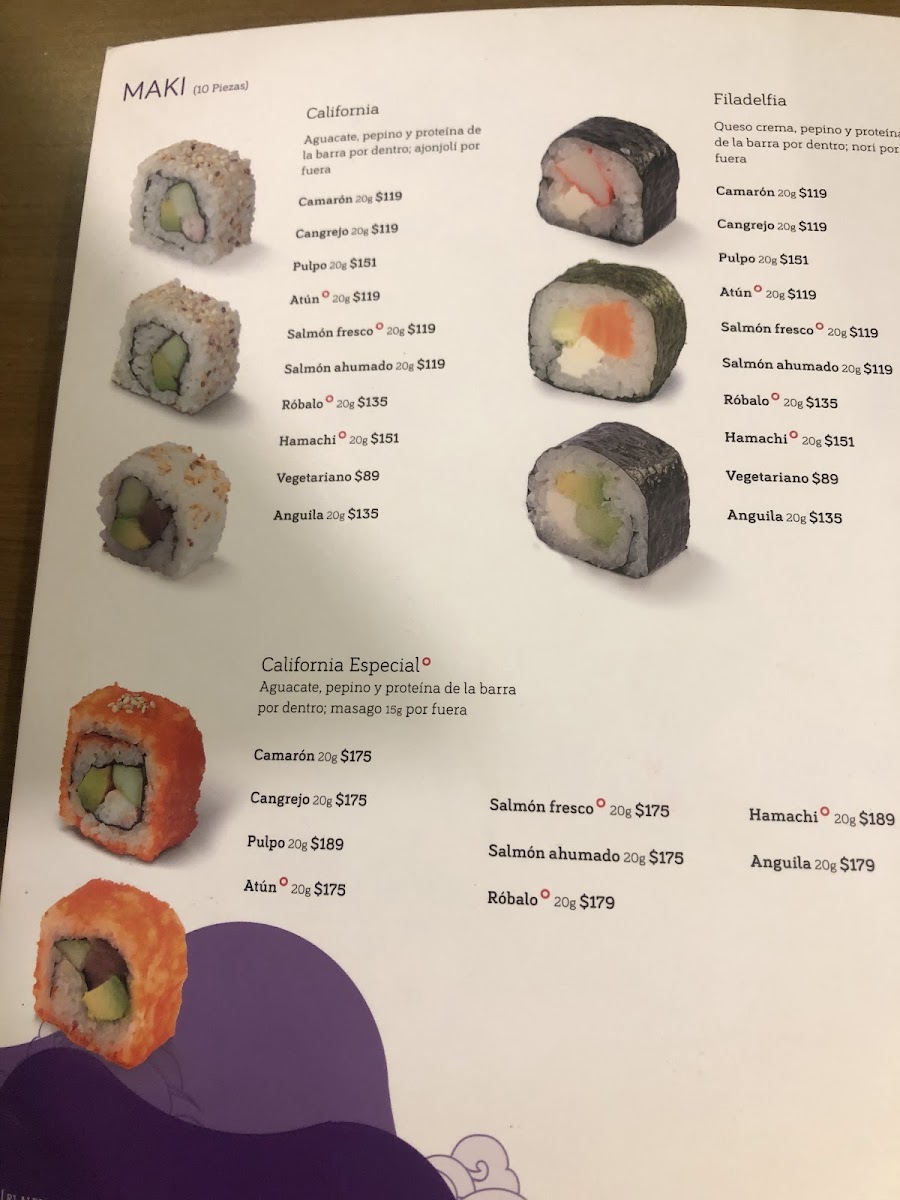 Sushiitto Pabellón Salina Cruz Photo Menu 8