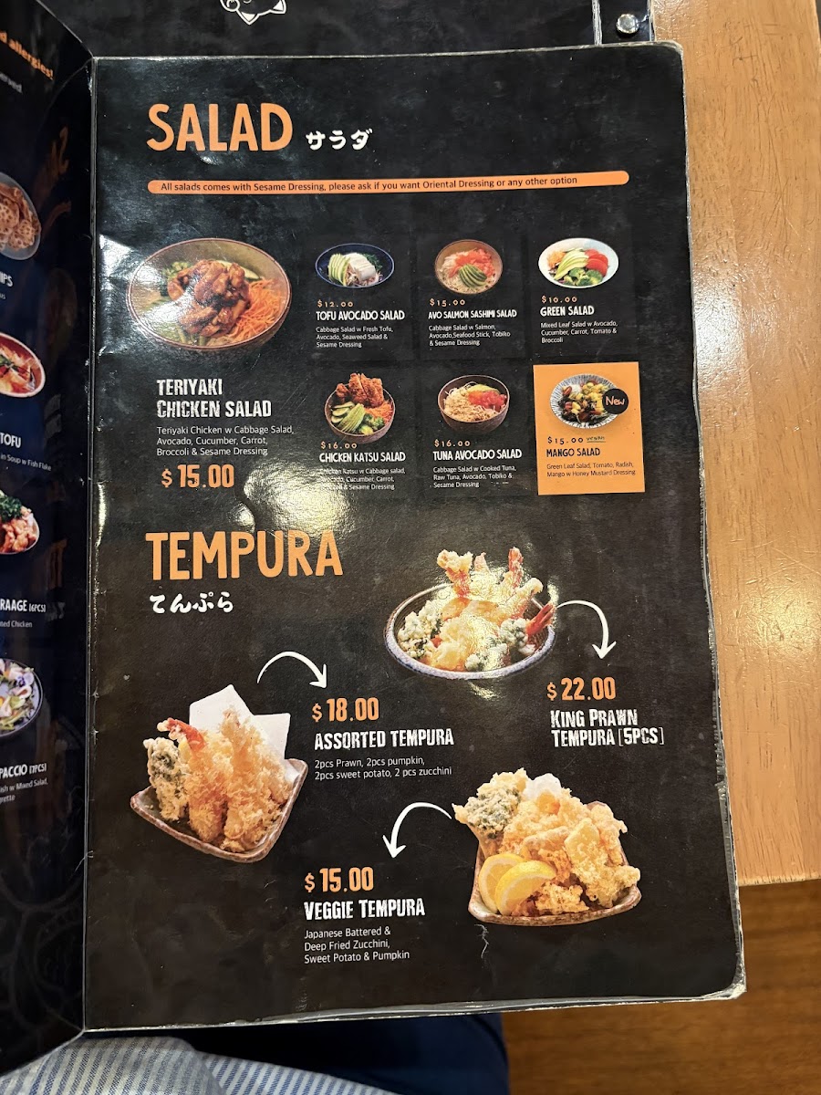 Kanzo Parramatta Photo Menu 2