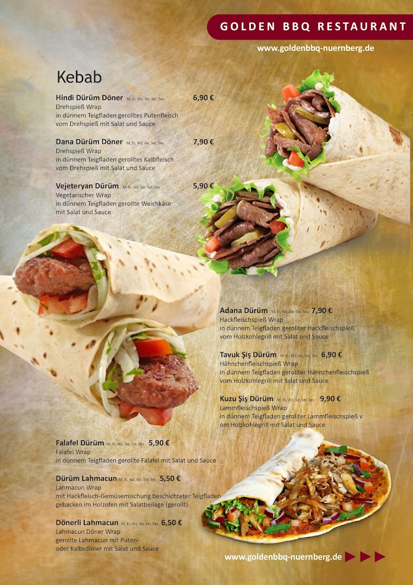 Golden Restaurant & Barbecue Photo Menu 8