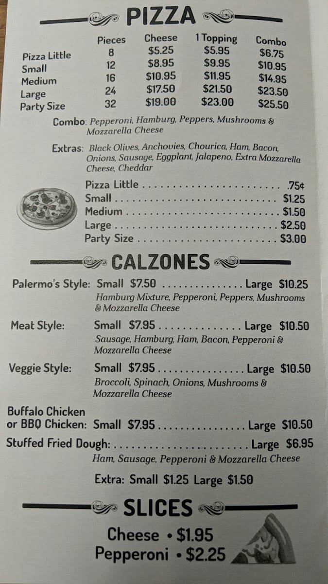 Palermo's Pizzeria Photo Menu 7