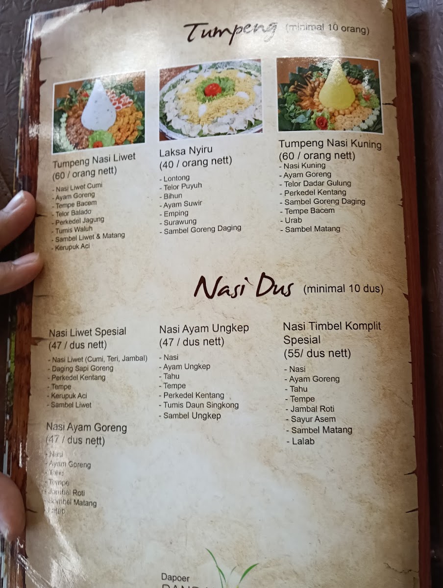 Dapoer Pandan Wangi - Dago Photo Menu 1