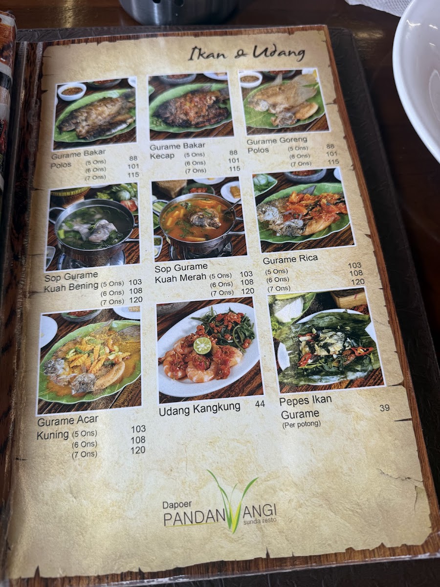 Dapoer Pandan Wangi - Dago Photo Menu 2