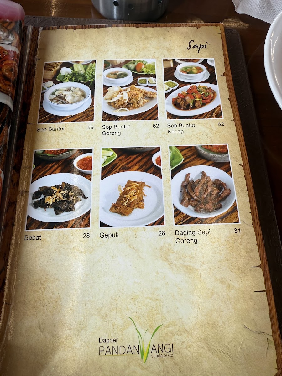 Dapoer Pandan Wangi - Dago Photo Menu 5
