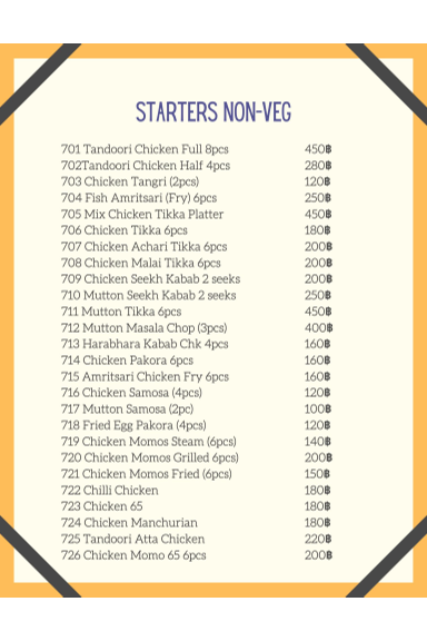 Thestaycafe Indian Touch Photo Menu 1