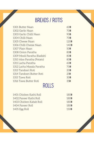 Thestaycafe Indian Touch Photo Menu 9