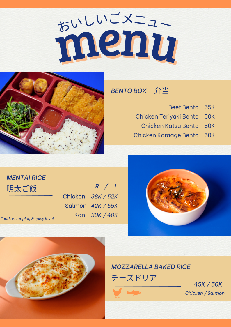 Oishii GO!! Photo Menu 3