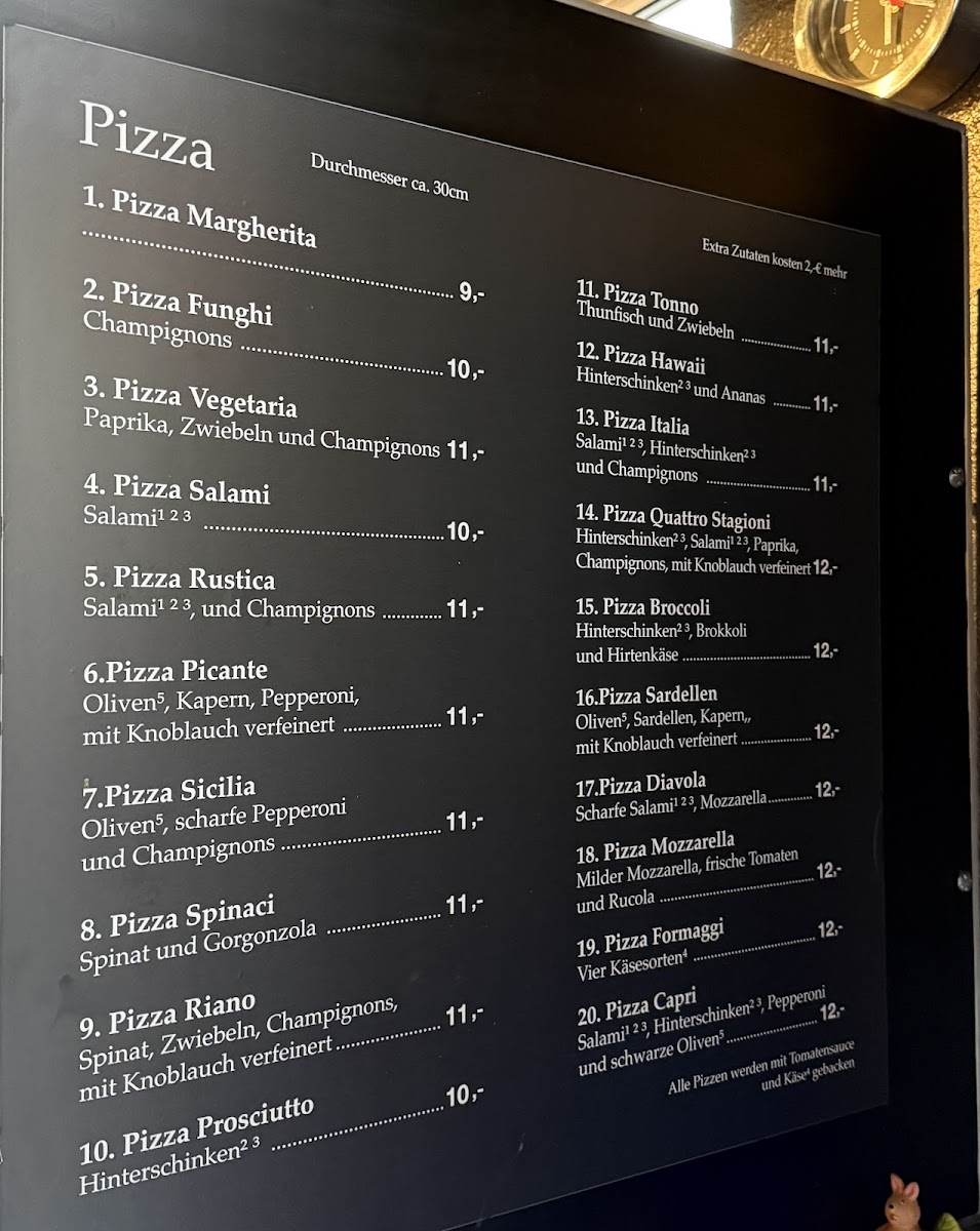 Pizza Riano - Braunschweig Photo Menu 1