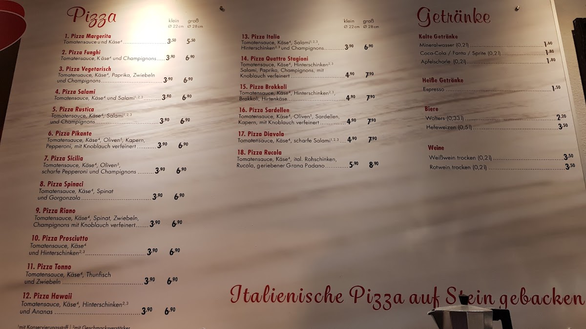 Pizza Riano - Braunschweig Photo Menu 10