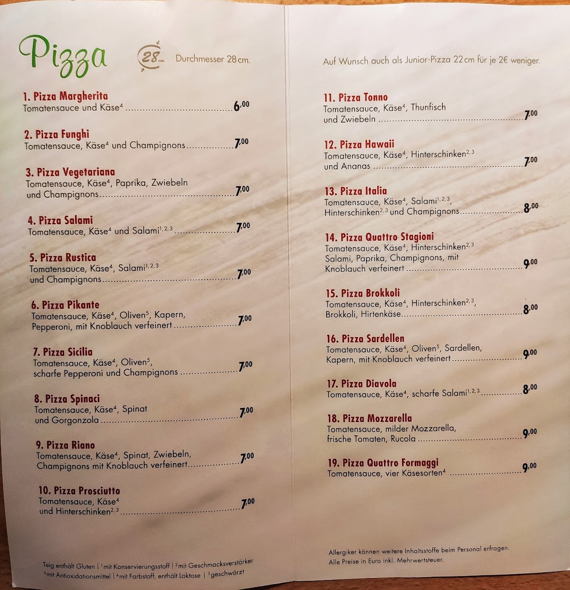 Pizza Riano - Braunschweig Photo Menu 4