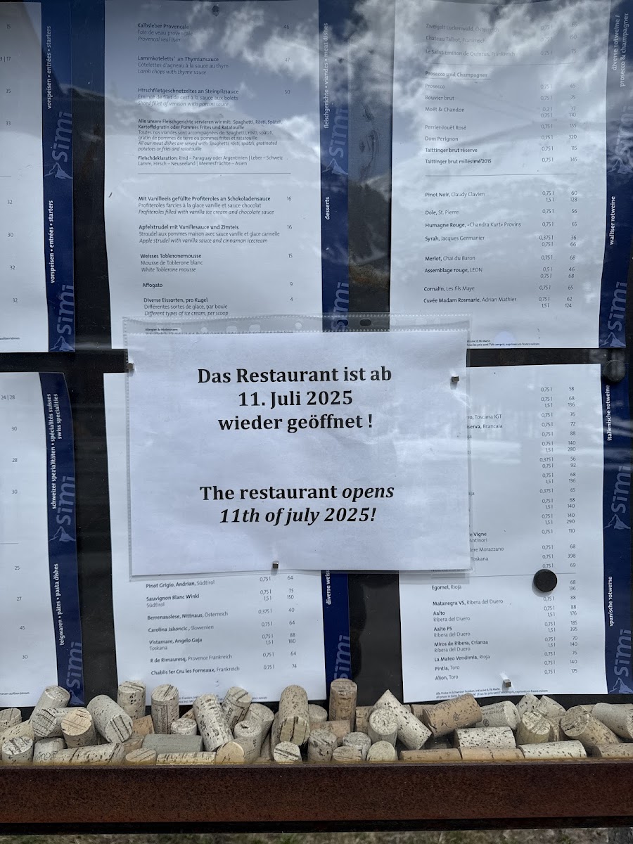 Bergrestaurant Simi Photo Menu 1