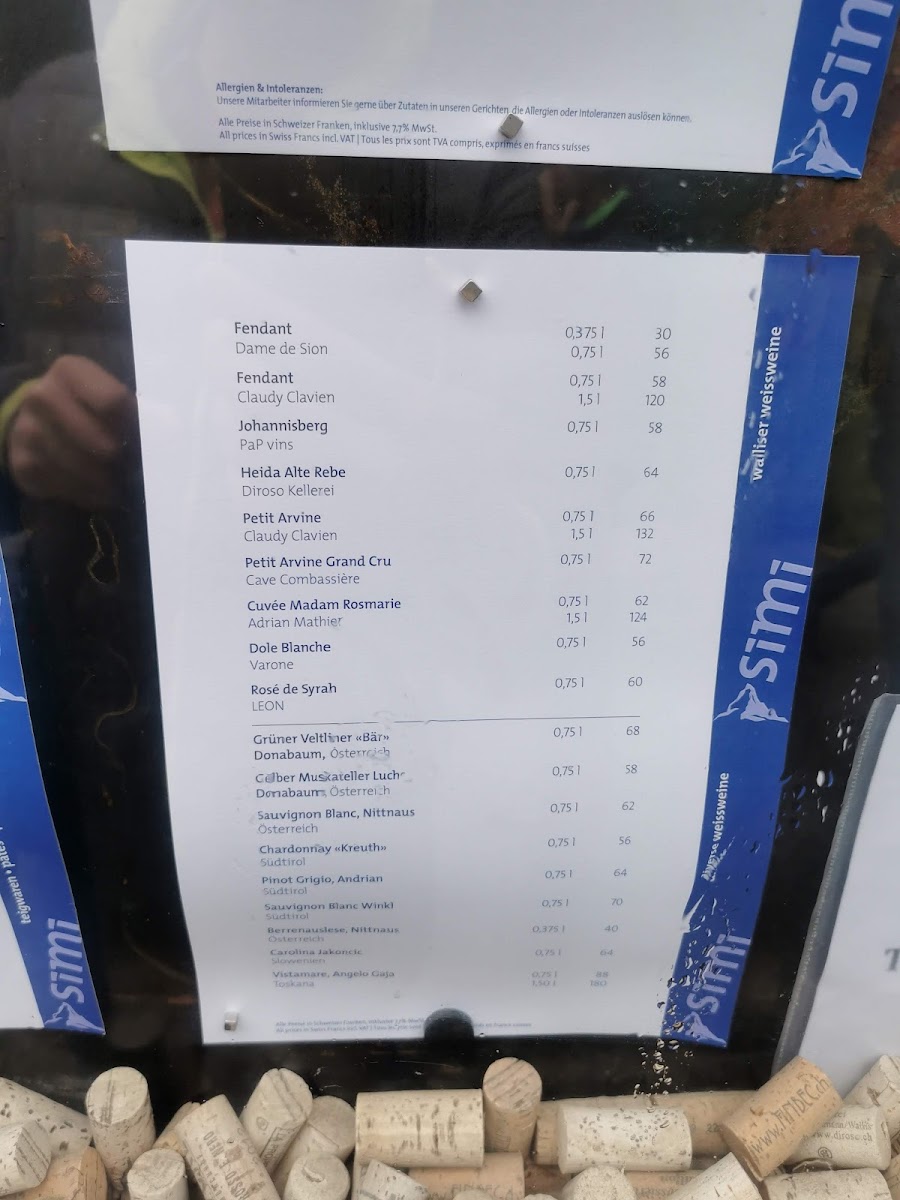 Bergrestaurant Simi Photo Menu 2