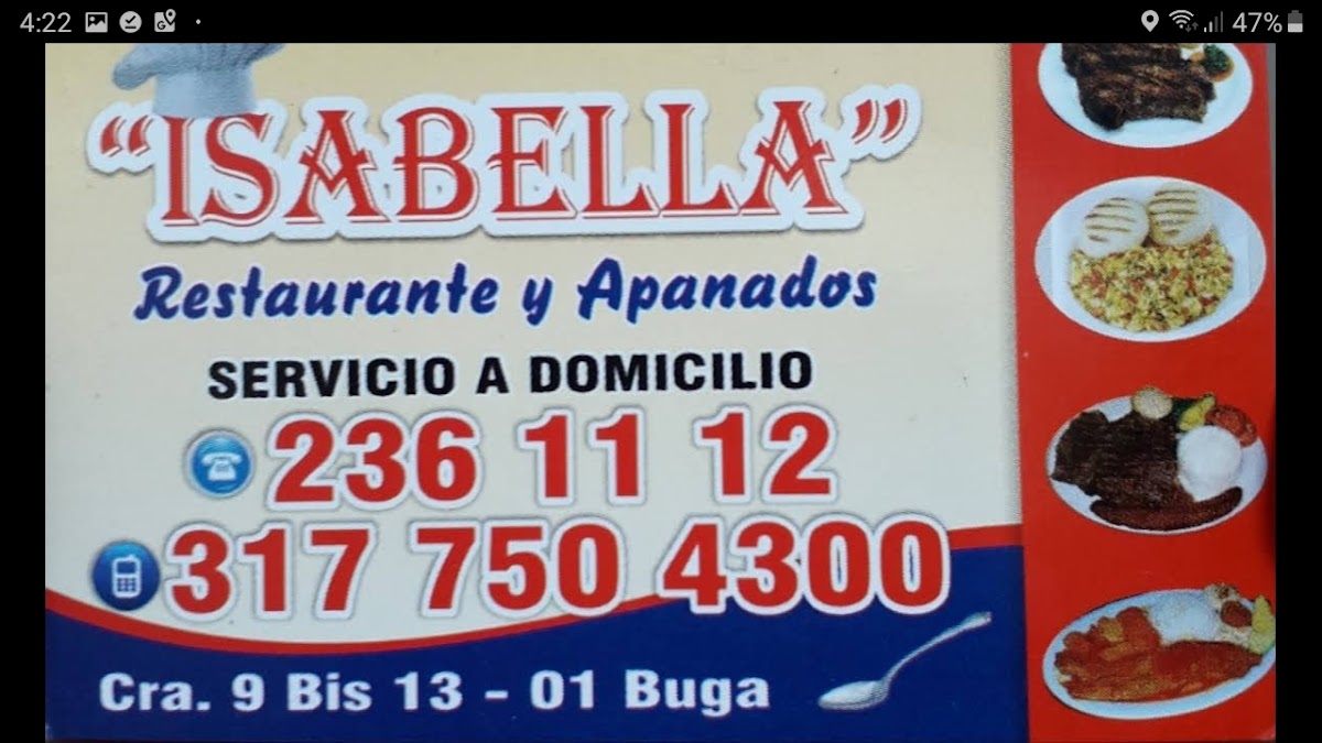 Restaurante ISABELLA Photo Menu 1
