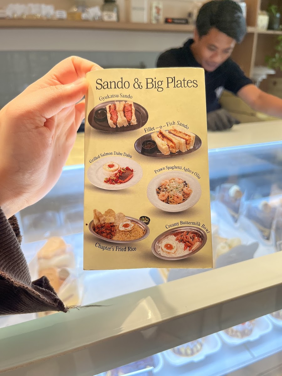 Cafe Chapter PIK Photo Menu 6