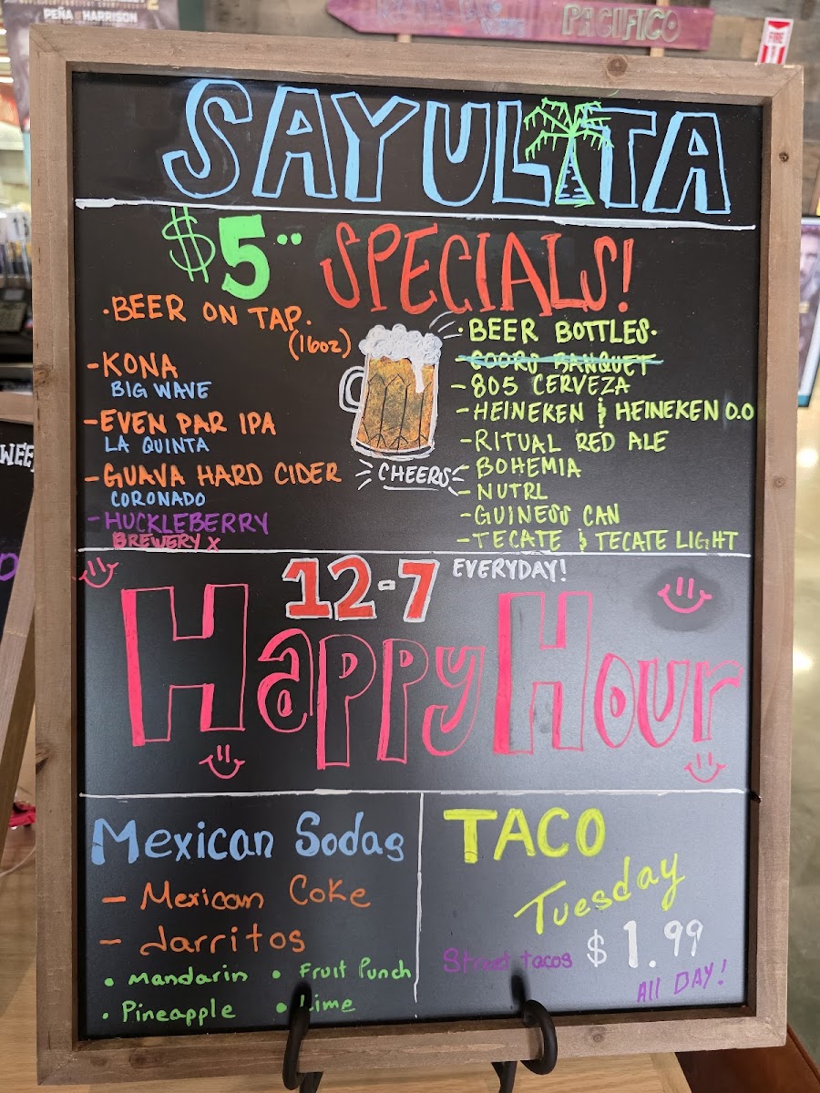 Sayulita Taproom Photo Menu 6