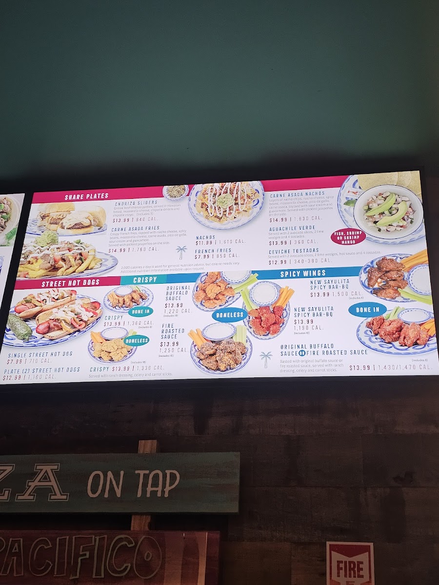 Sayulita Taproom Photo Menu 7