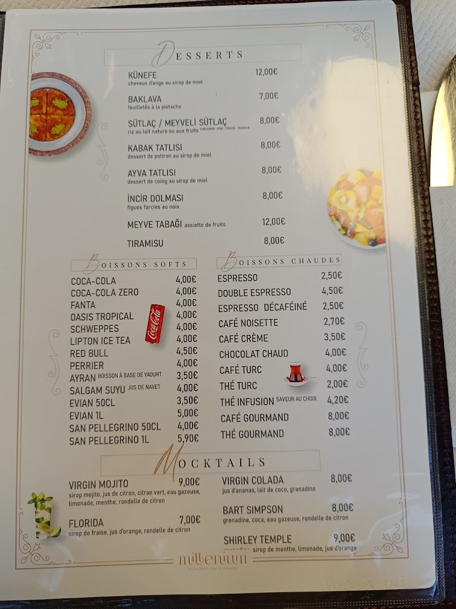 Millenium Restaurant Grill & Ocakbasi Photo Menu 4