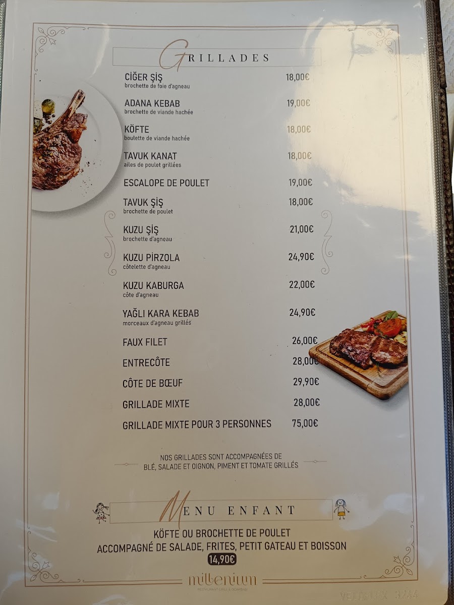 Millenium Restaurant Grill & Ocakbasi Photo Menu 6