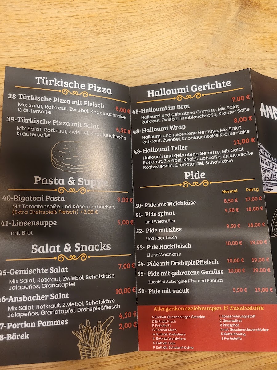 Ansbacher Restaurant Photo Menu 3