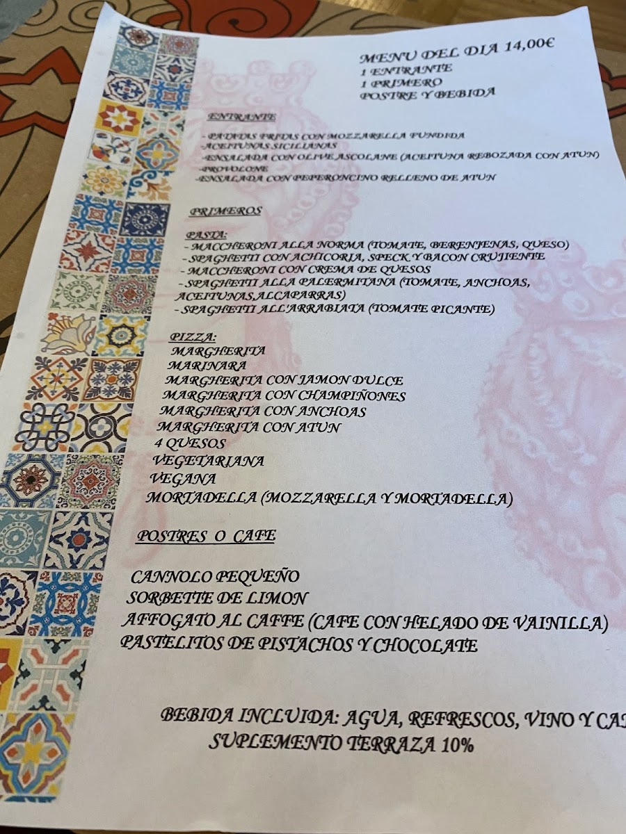 La Cocina De La Parejita Siciliana Photo Menu 6