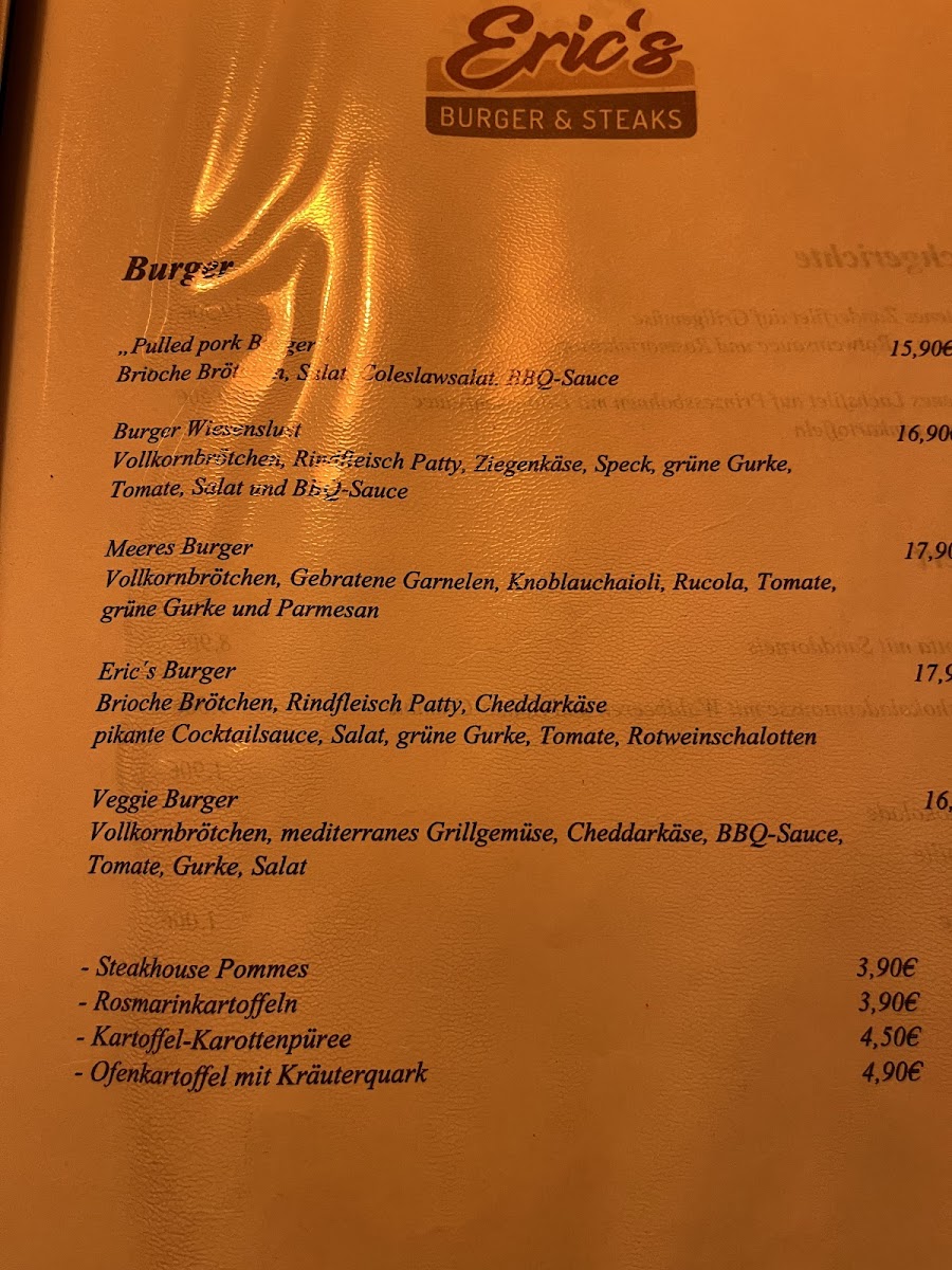 Eric´s BURGER & STEAKS Photo Menu 4