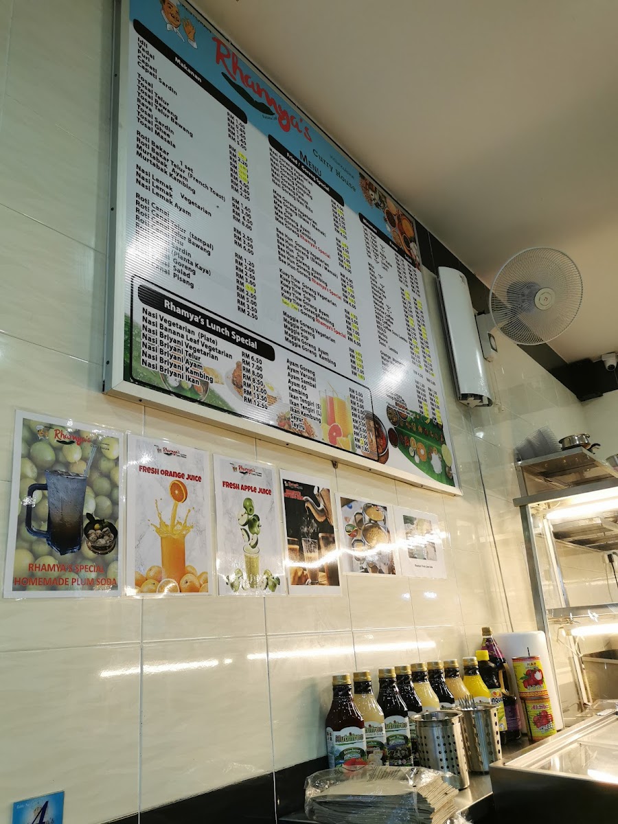 Rhamya's Curry House Photo Menu 1