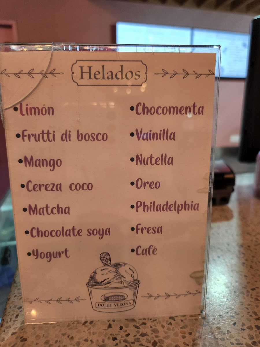 Dolce Verona Photo Menu 2
