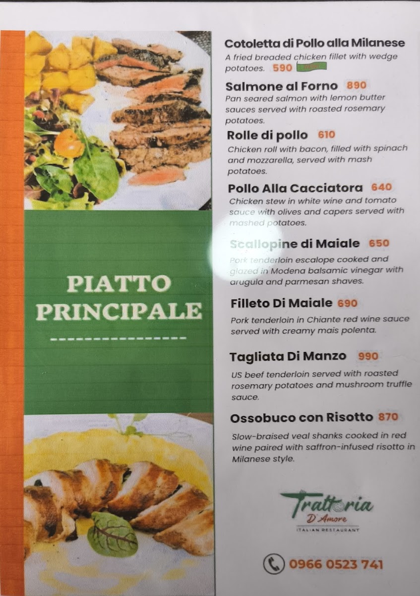 Trattoria D' Amore Photo Menu 10