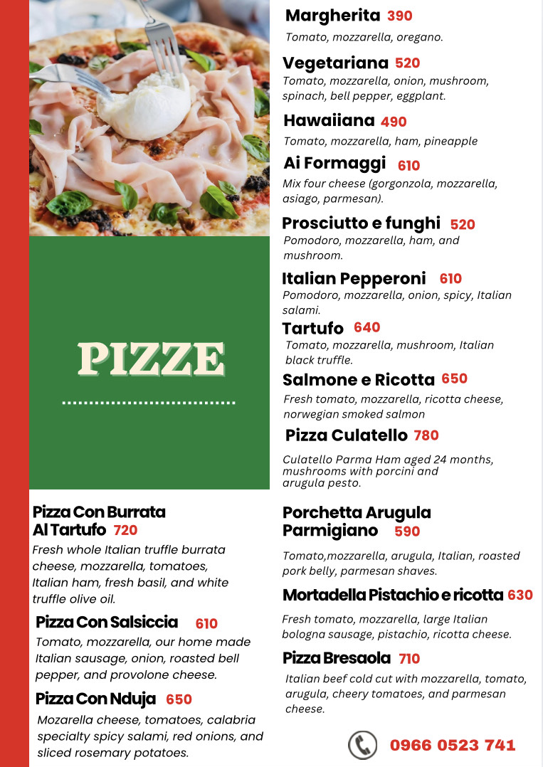 Trattoria D' Amore Photo Menu 5