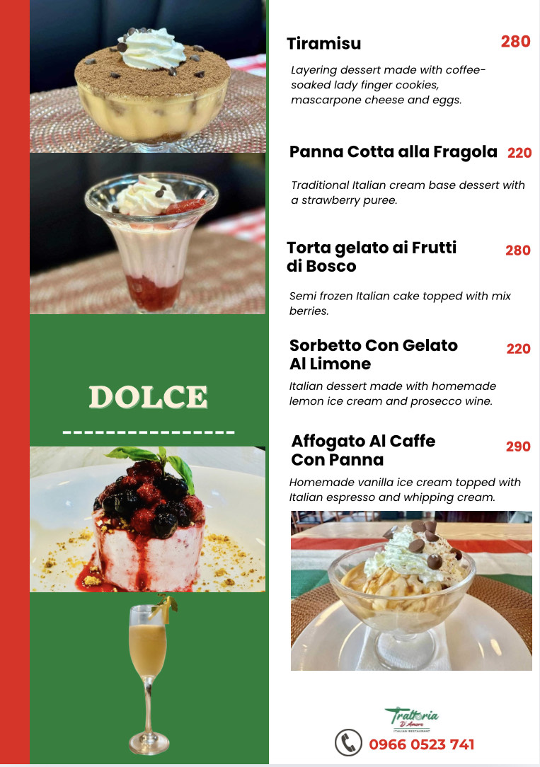 Trattoria D' Amore Photo Menu 6