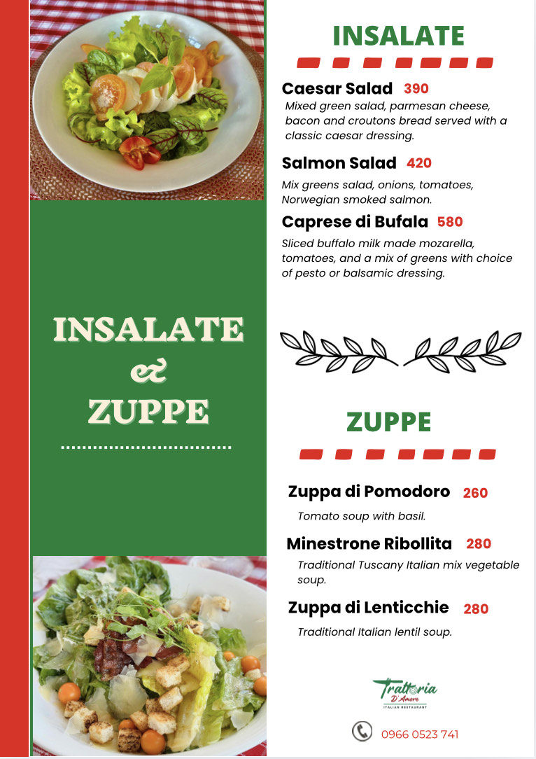 Trattoria D' Amore Photo Menu 7