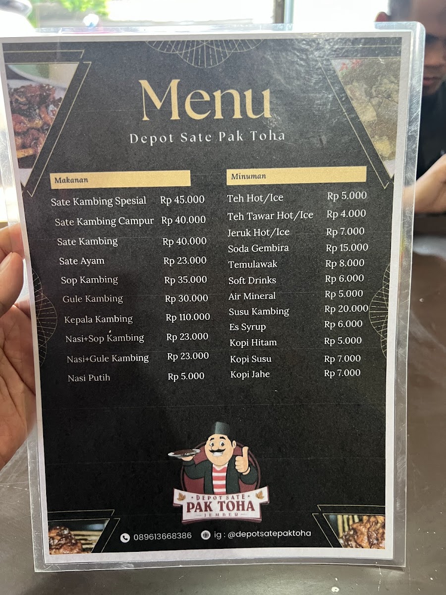 Warung Sate Pak Toha Photo Menu 1