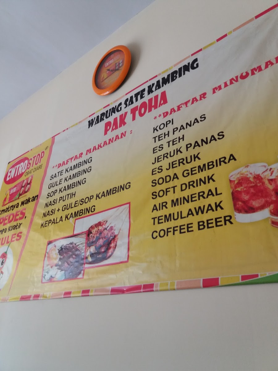 Warung Sate Pak Toha Photo Menu 10