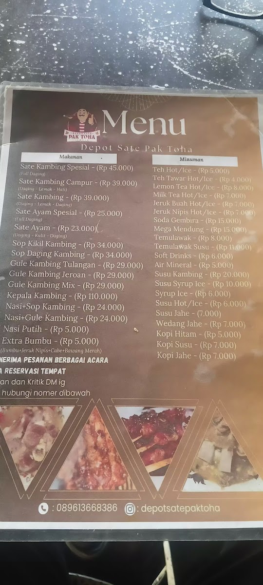 Warung Sate Pak Toha Photo Menu 4