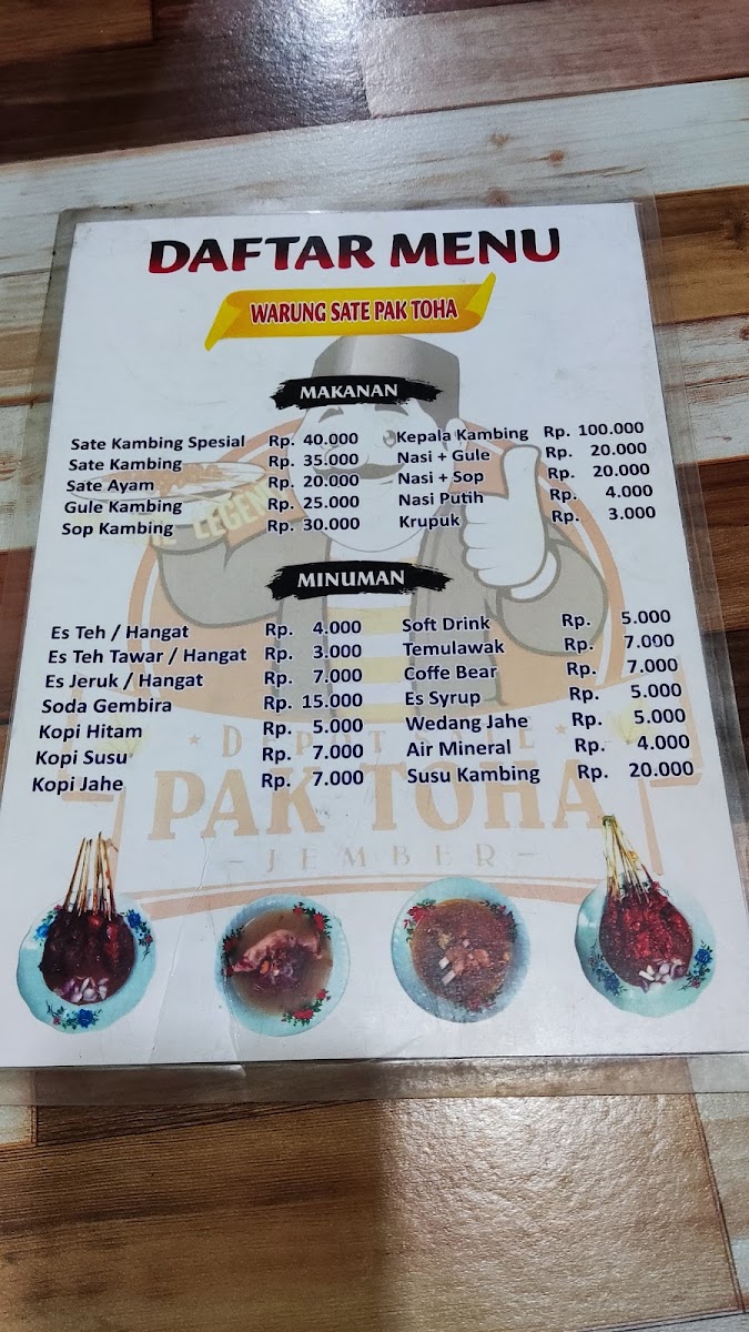 Warung Sate Pak Toha Photo Menu 6