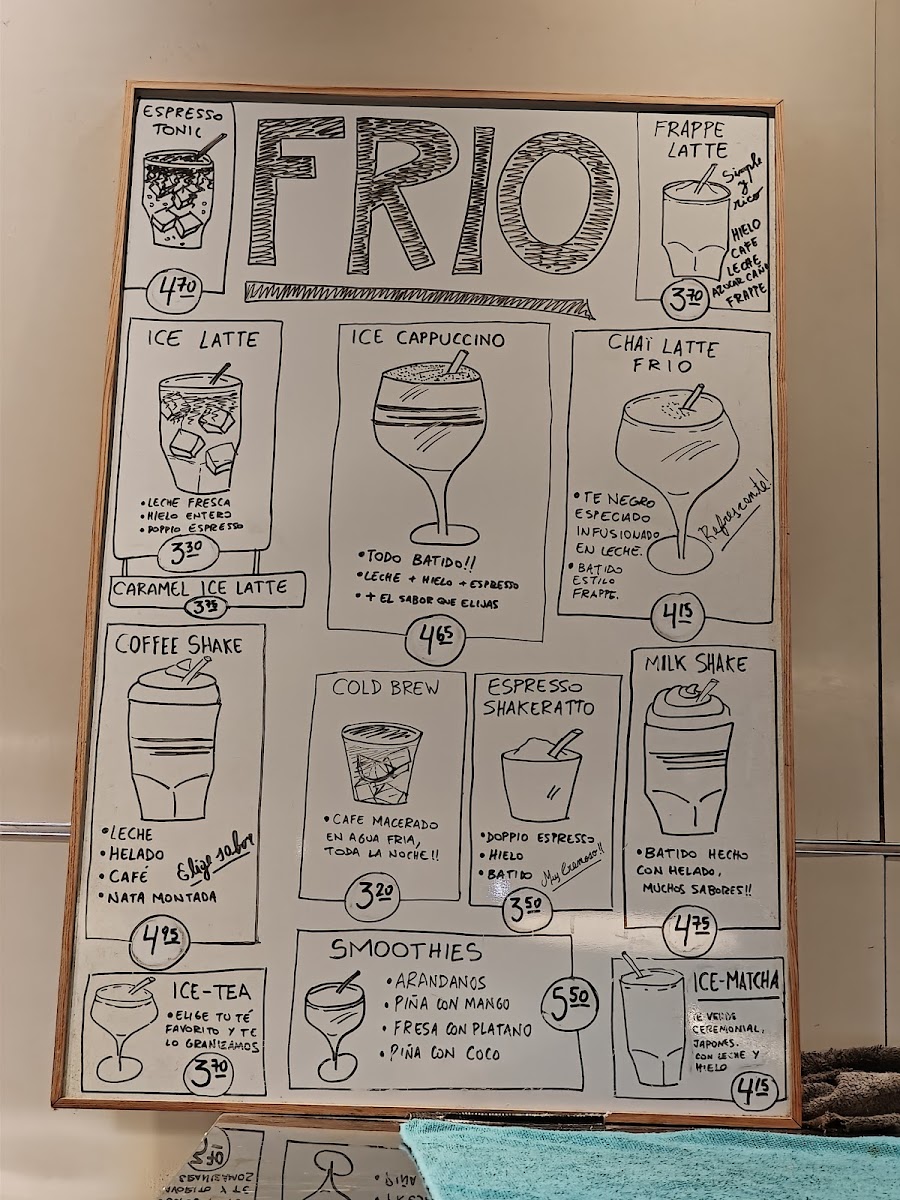 Fnac Café by Nero Coffee Show Photo Menu 1