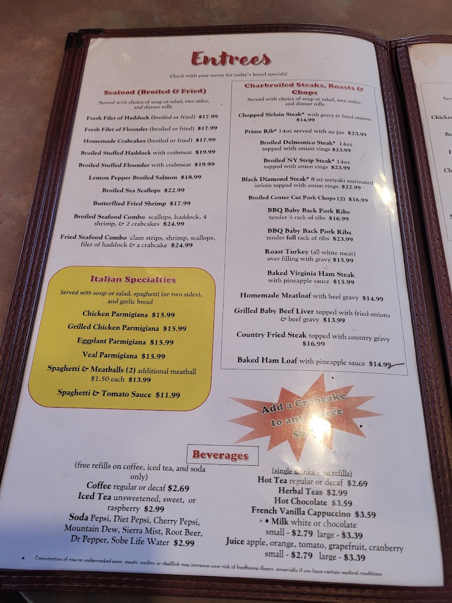 Carlisle Diner Photo Menu 10