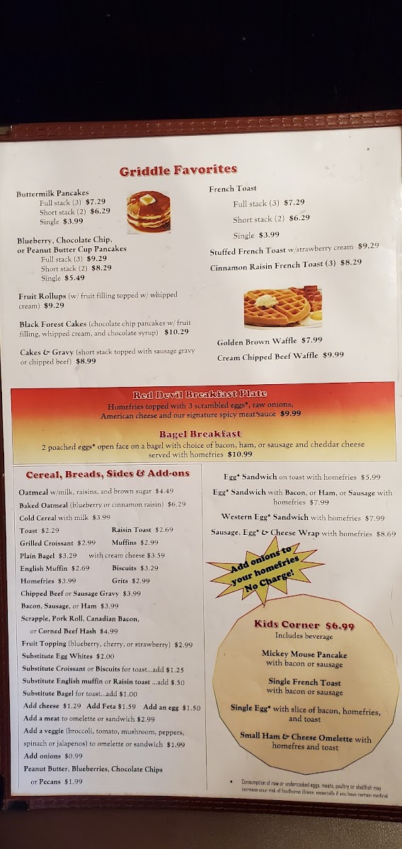 Carlisle Diner Photo Menu 7