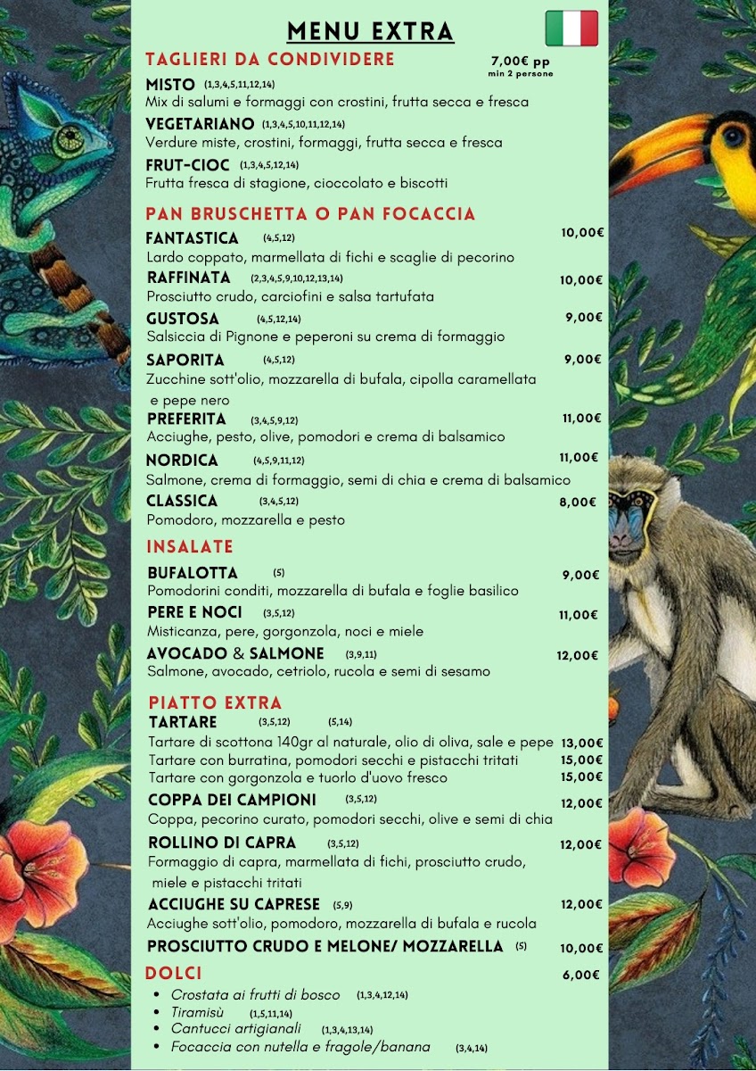 Extra Winebar Photo Menu 1