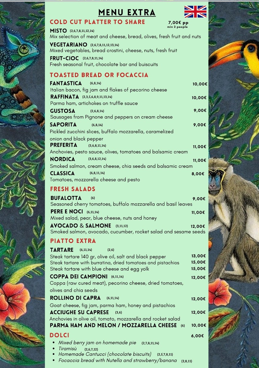 Extra Winebar Photo Menu 2