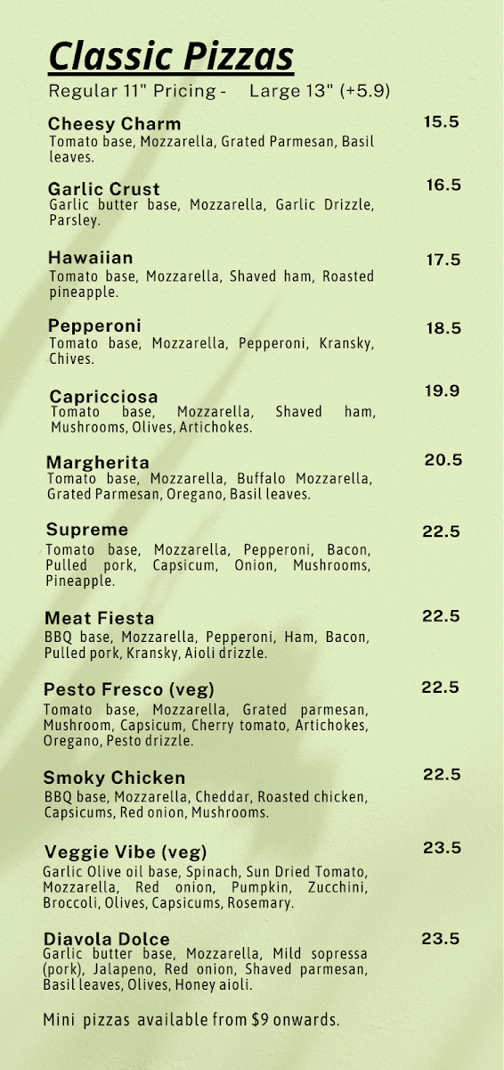 Elite Slice- Pizza in Whitebridge Photo Menu 2