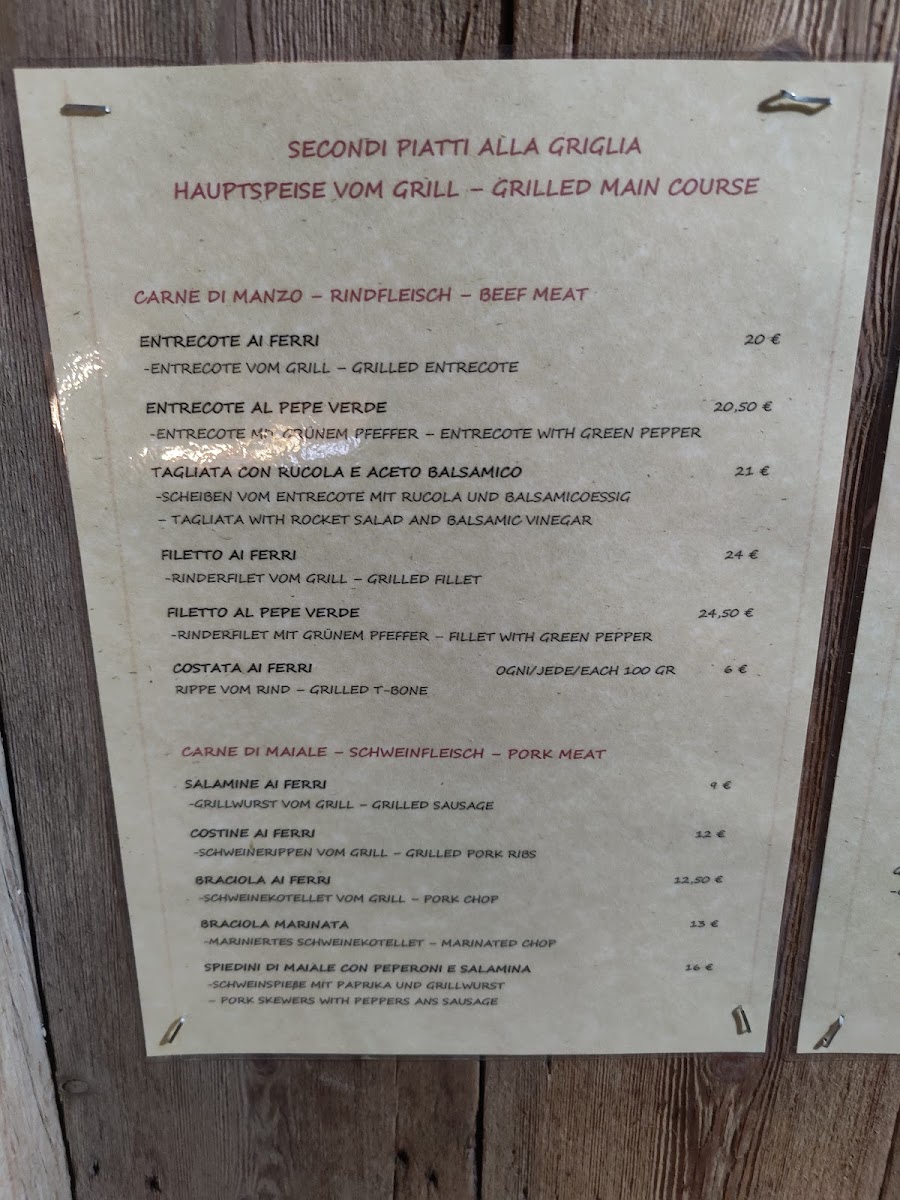 Ristorante La Rocchetta Photo Menu 4